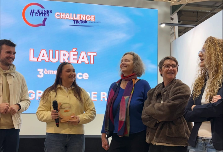 Notre établissement à la 3ème place du challenge #jeunesdeter organisé par OCAPIAT.