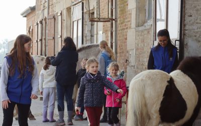 Nos CAPa Palefrenier Soigneur accueillent les élèves de CE1 de l’école Ste Thérèse.