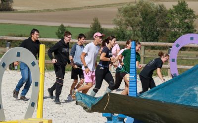 Nos apprenants du CFA en journée d’intégration : formations agricoles et équestres dans les Ardennes.