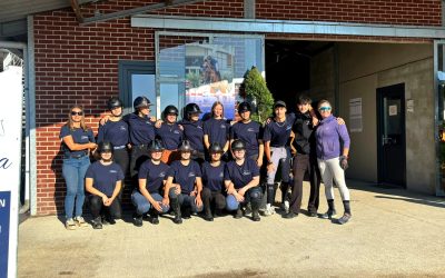 Nos apprenants en bac pro CGEH ont participé au Talma Auction, organisé au Haras de Talma.